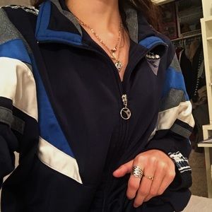 Navy blue diadora jacket